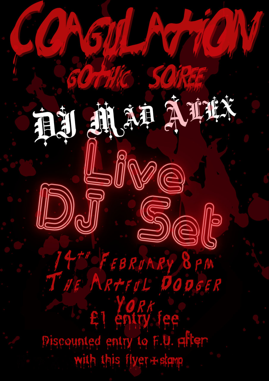 Coagulation, Satuday 14/02/2026